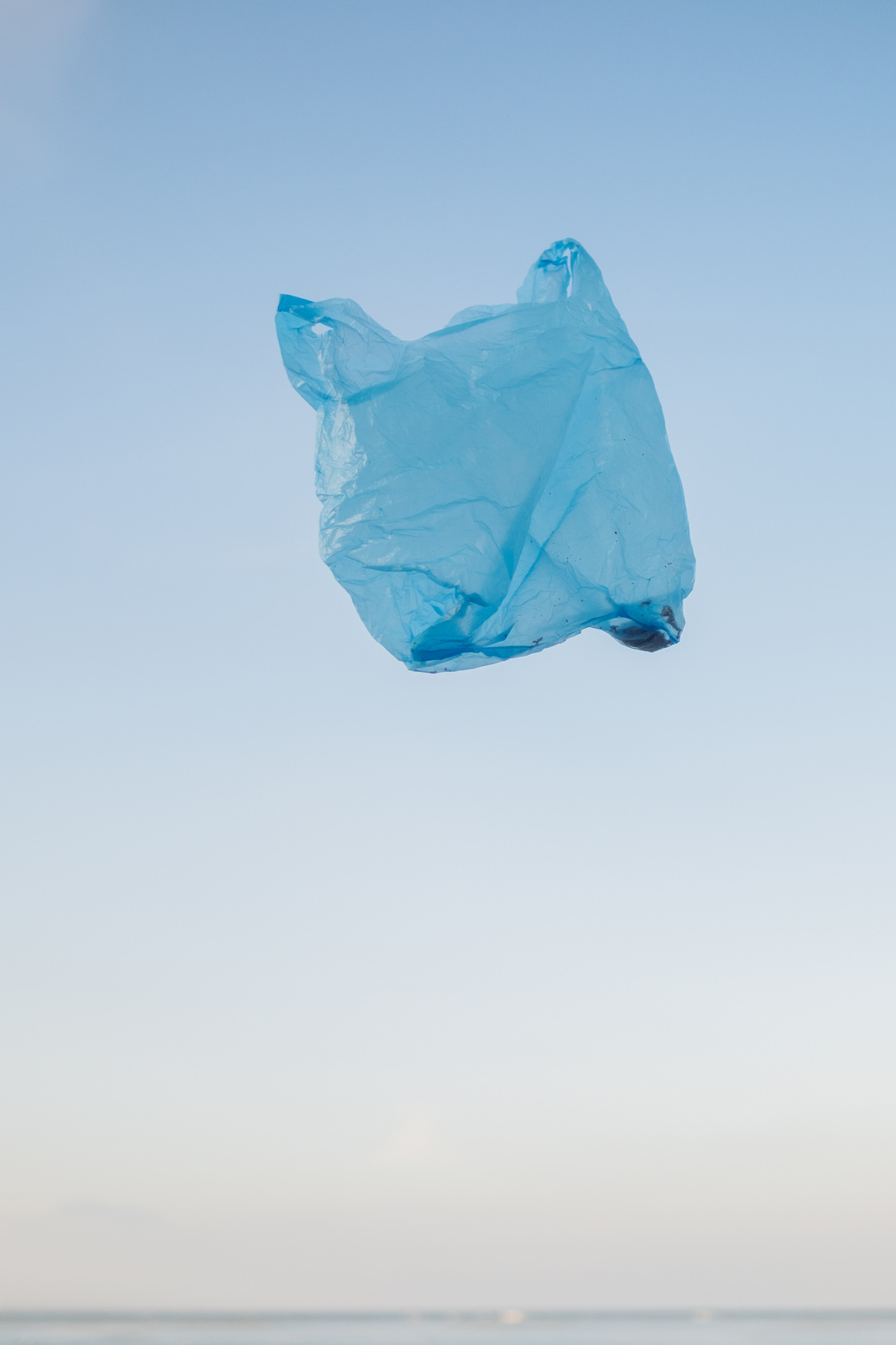 Plastic Bag Floating in the Air